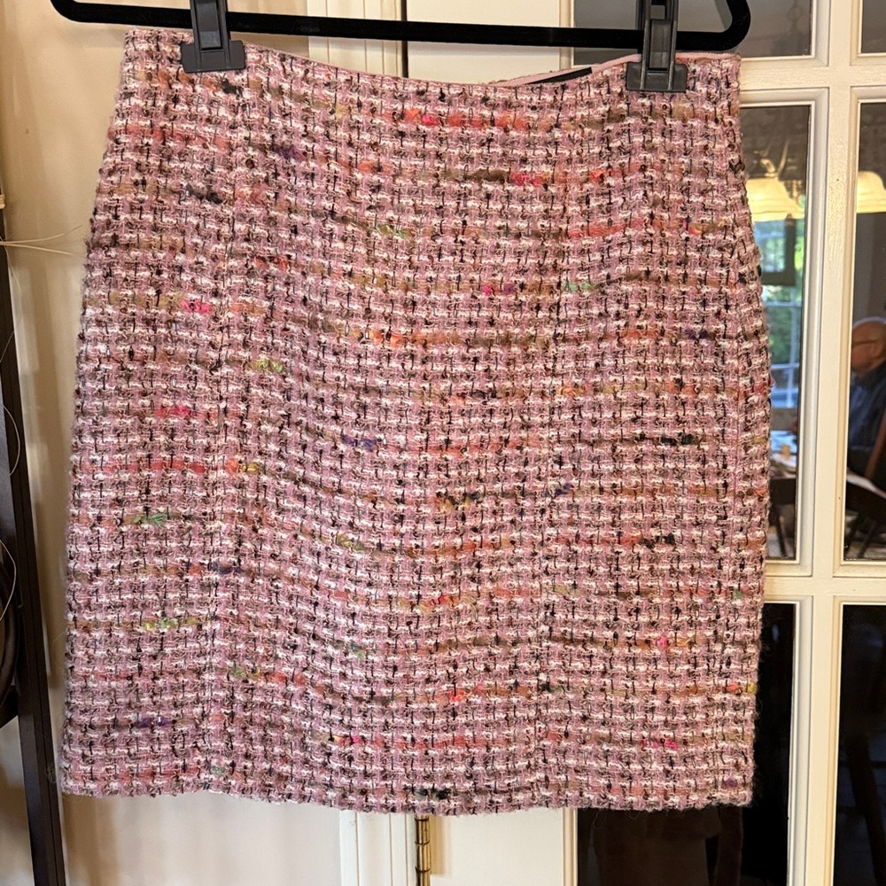 Ann Taylor Multicolor Tweed Suit. Jacket & Skirt - Picture 2 of 6